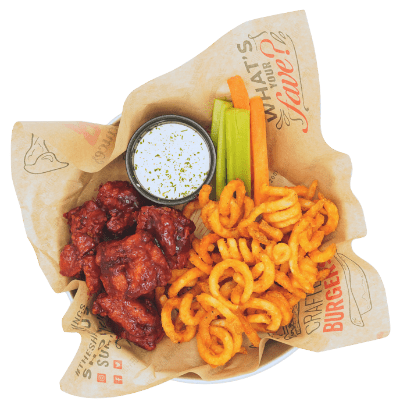 Combos - The Shack Wings and Brews
